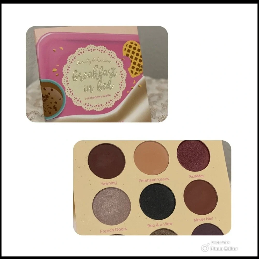 Beauty Bakerie Breakfast in Bed Eyeshadow Palette Muted Neutrals‎ Matte Shimmer
